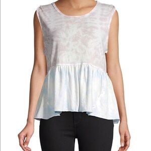 Free People - We The Free Tie Dye Anytime Tank Barely There
